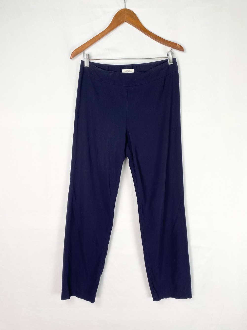 Avenue Montaigne Blue Trouser Pants‎ Size 8 Stretch High Rise Slim